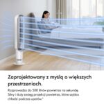 Dyson AM07 – Wentylator Kolumnowy z Technologią Air Multiplier™, Biały, Cicha i Wydajna Cyrkulacja Powietrza - obrazek 5