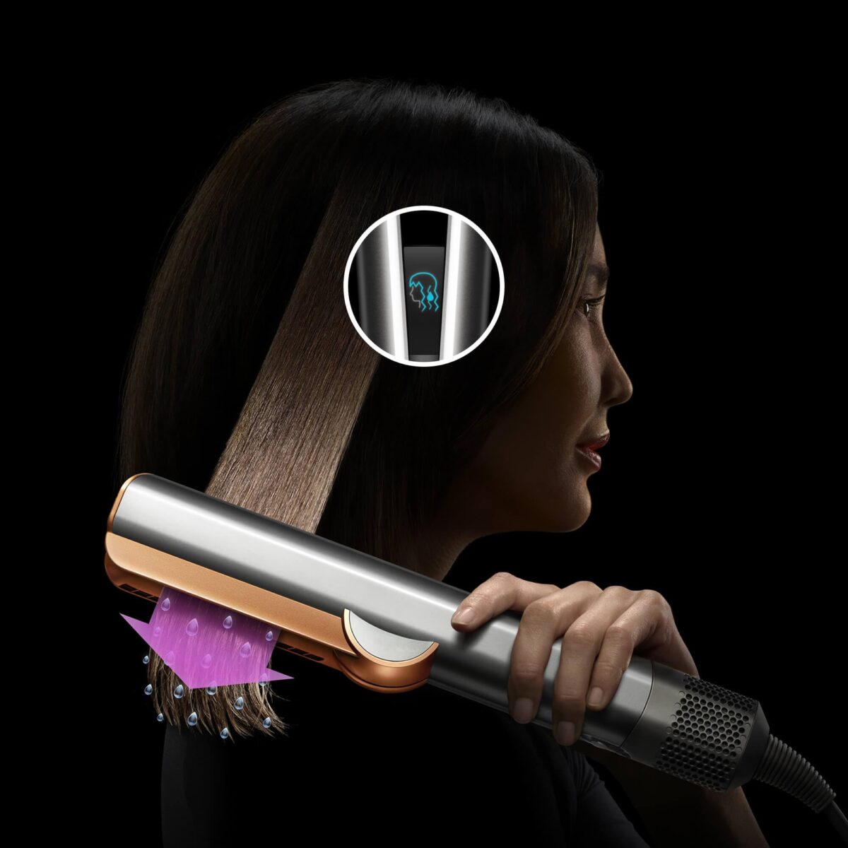 Dyson Airstrait™ – Prostownica do Włosów z Suszeniem Strumieniem Powietrza, Stylizacja Bez Użycia Gorących Płytek - obrazek 2