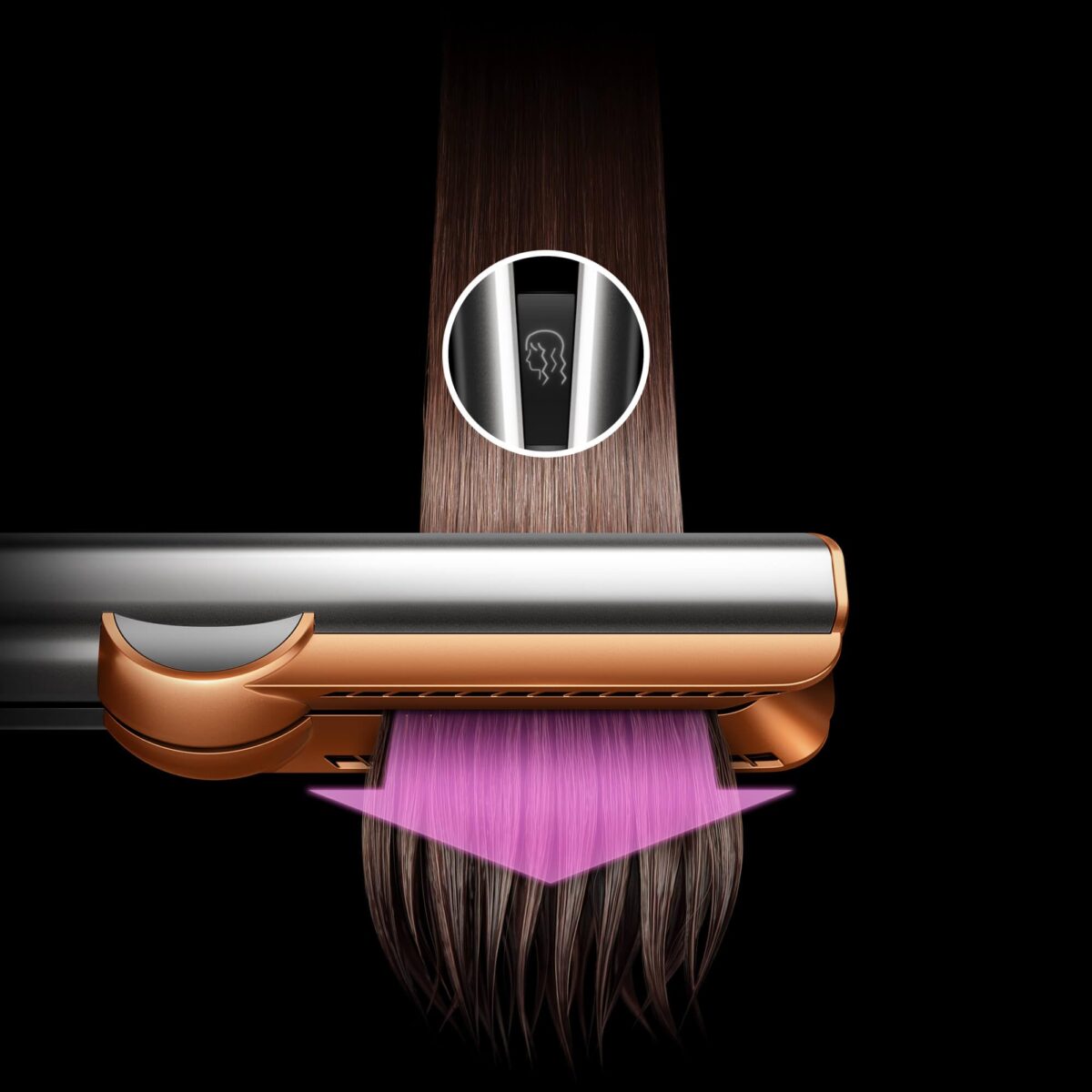 Dyson Airstrait™ – Prostownica do Włosów z Suszeniem Strumieniem Powietrza, Stylizacja Bez Użycia Gorących Płytek - obrazek 3