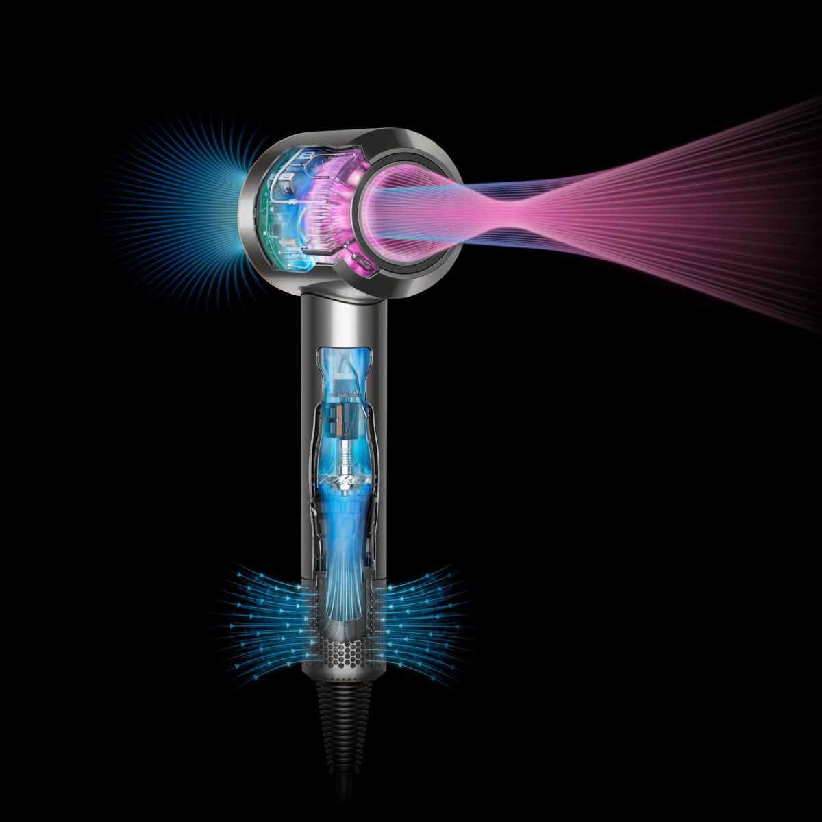 Dyson Supersonic™ – Suszarka do Włosów z Technologią Kontroli Ciepła, Szybkie Suszenie i Stylizacja - obrazek 4